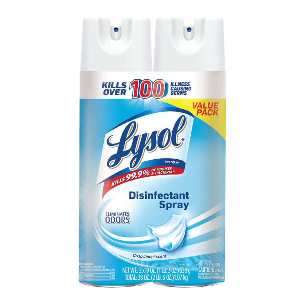 LysolDisinfectantSpray We Deliver Laundry